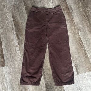 ARITZIA Barrel Leg Pants Brown